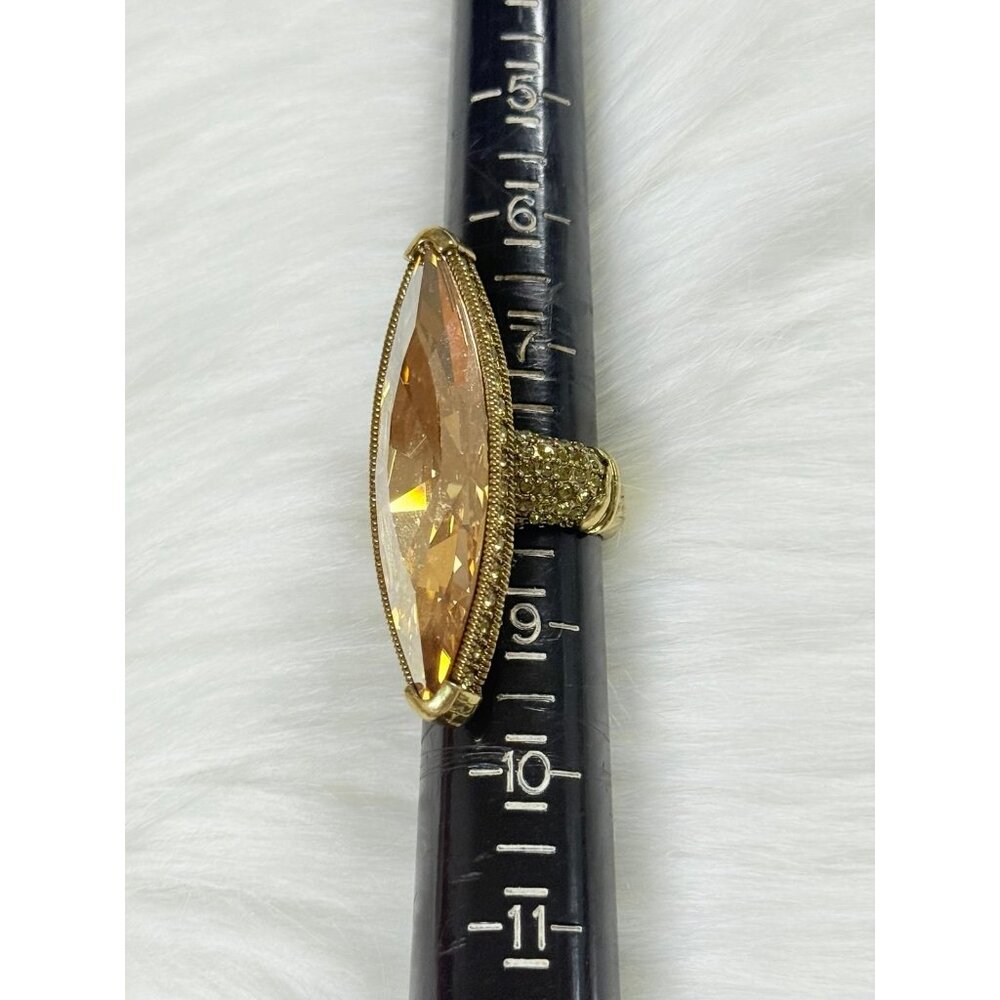 Heidi Daus Champagne Swarovski Ring - Picture 9 of 9